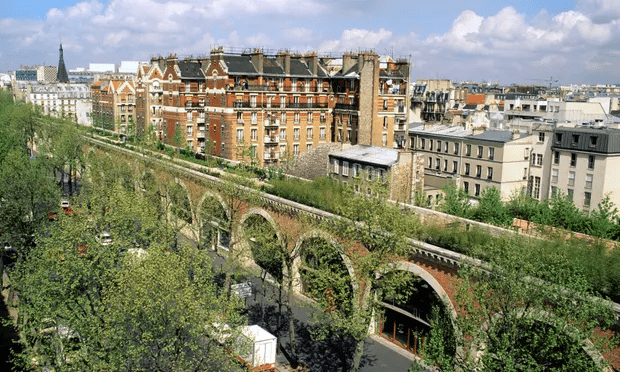 Promenade Plantée seen from above