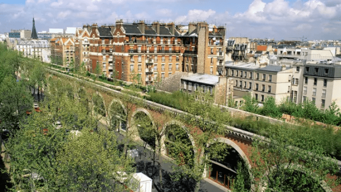 Promenade Plantée seen from above